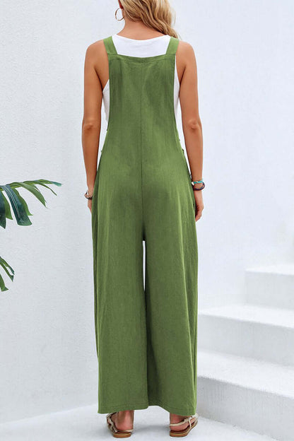 Comfortable V Neck Halter Jumpsuit for Women