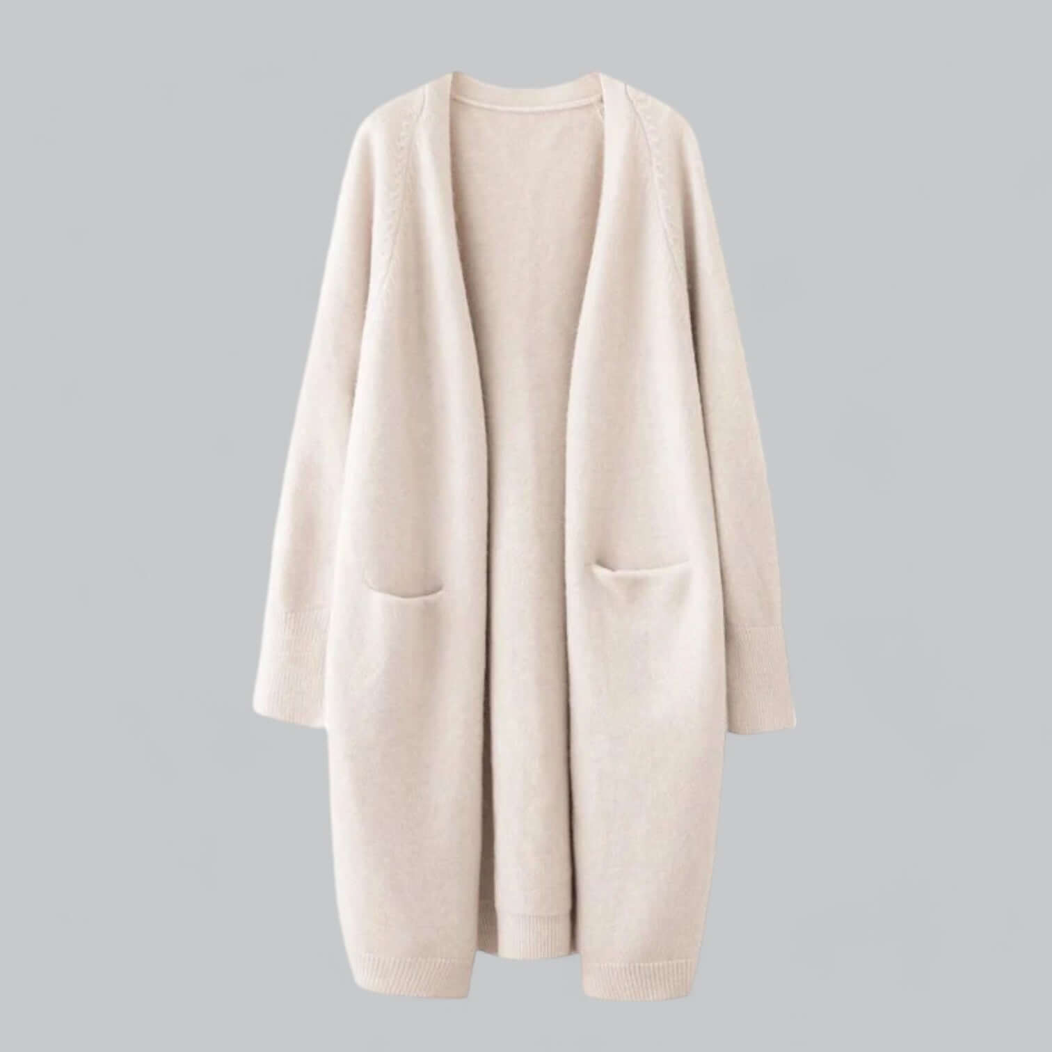 Soft Women's Oversized Cashmere Sweater Cardigan - Luxivelle