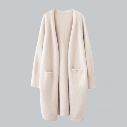 Soft Women's Oversized Cashmere Sweater Cardigan - Luxivelle
