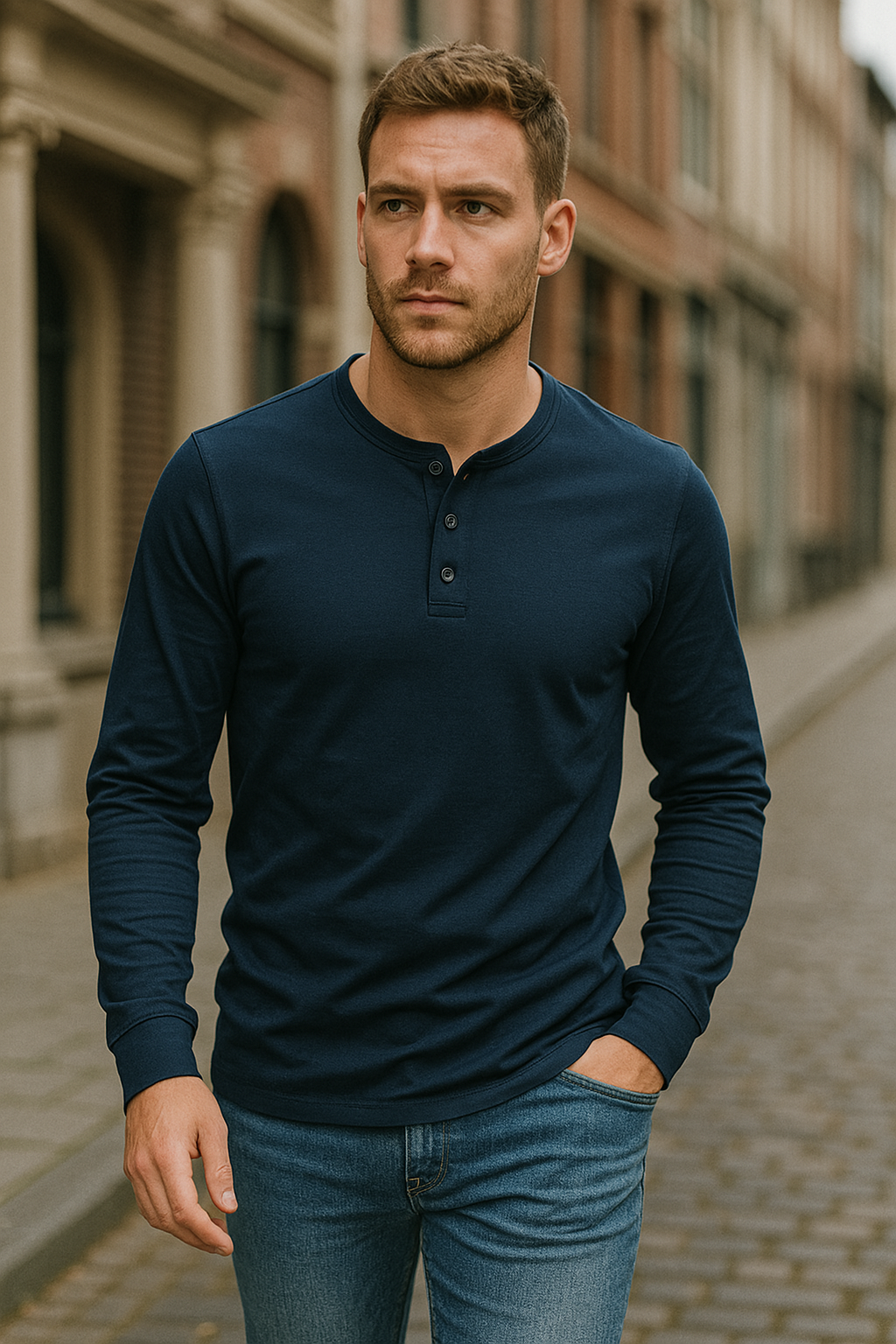Classic Fit Casual Cotton Shirt for Men