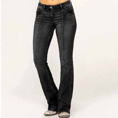 Ladies Wide Leg Jeans