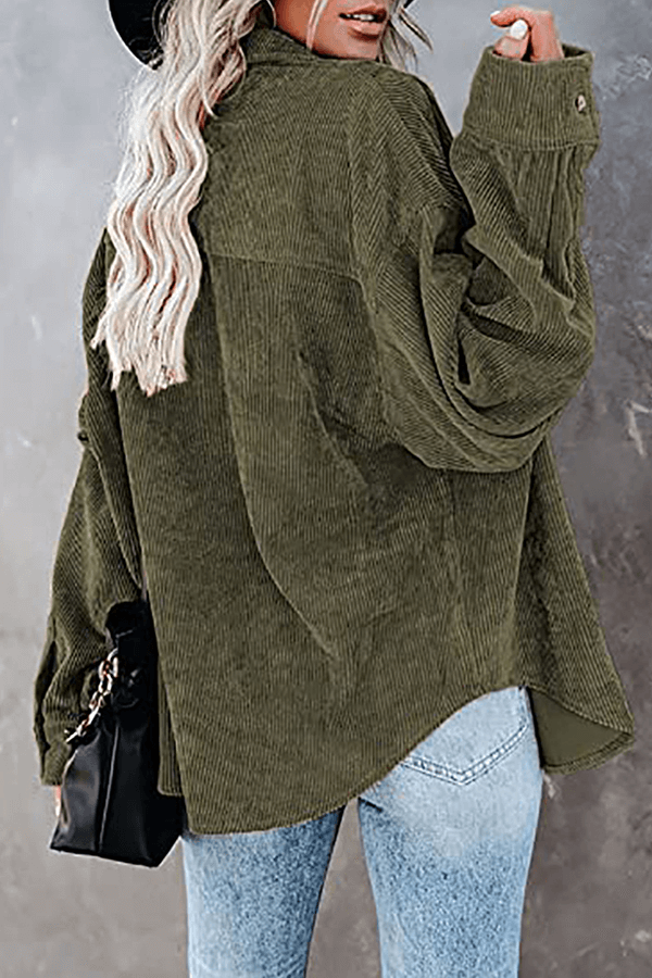 Casual Loose Fit Women's Long Sleeve Top