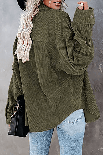 Casual Loose Fit Women's Long Sleeve Top