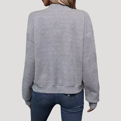 Slim Fit Women's Zip Up Bomber Jacket