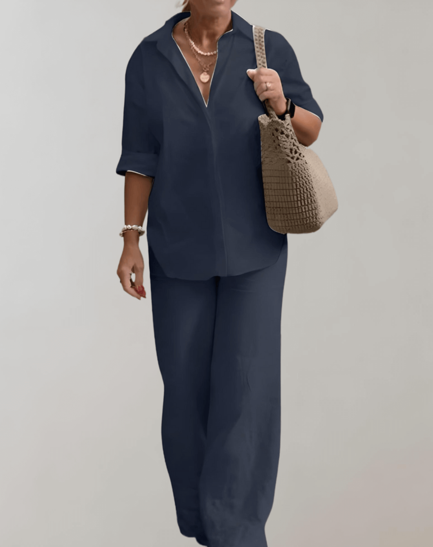 Ladies Matching 2-Piece Outfit Set - Luxivelle