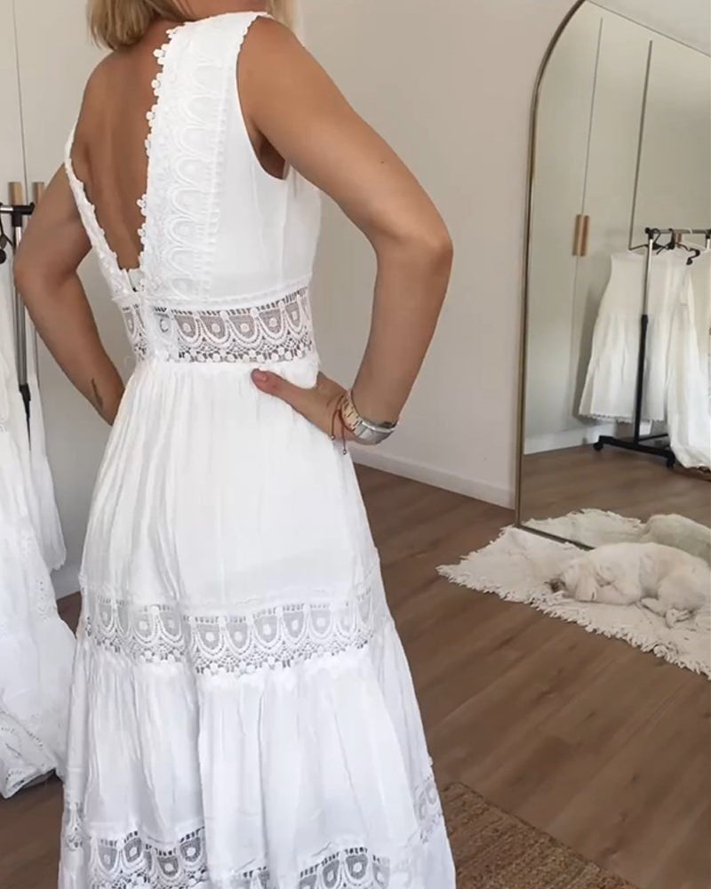Relaxed Fit Bohemian Robe Dress