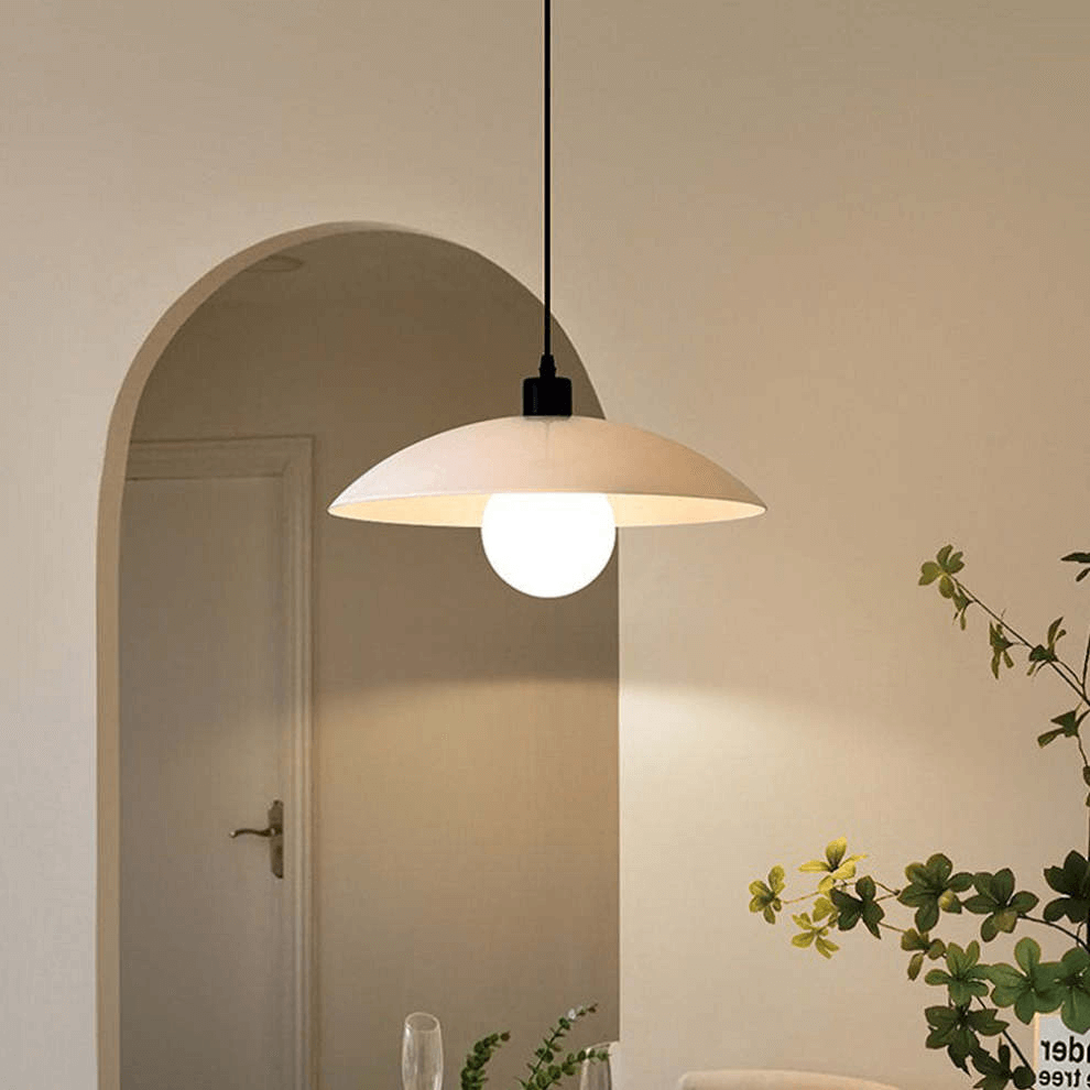 Sleek Clear Glass Hanging Light Fixture