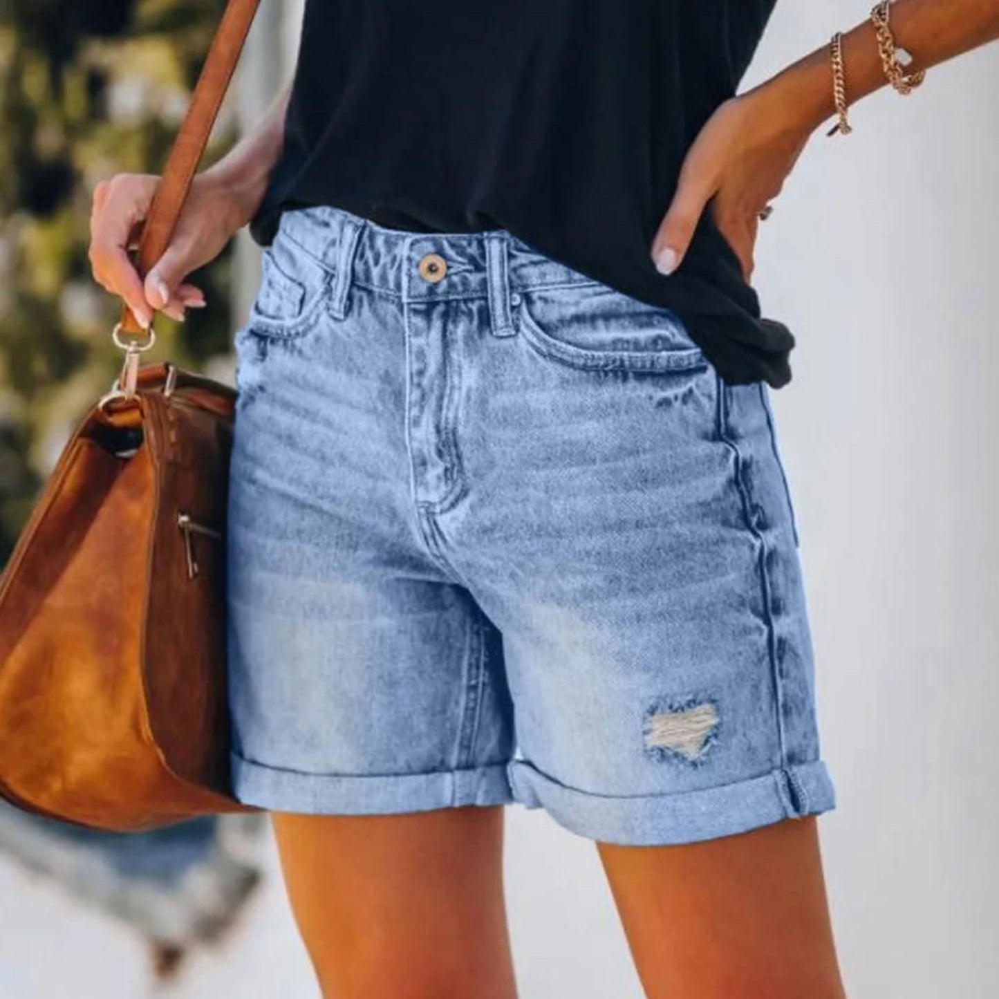 Women's High Waisted Comfort Shorts