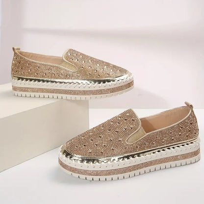 Sparkly Women's Glitter Slip On Shoes