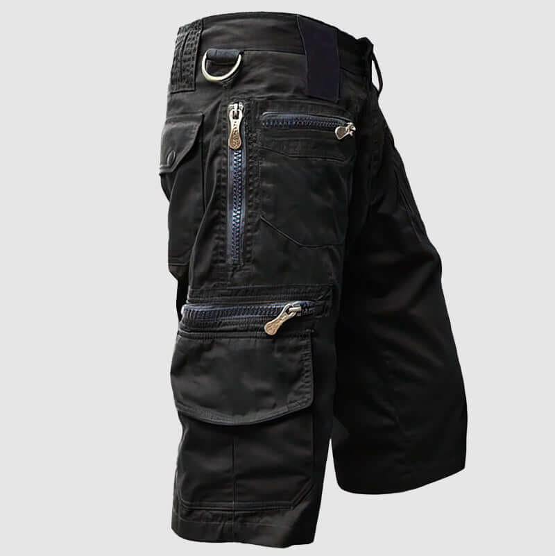Men's Utility Shorts with Extra Pockets - Luxivelle