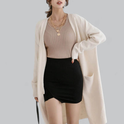 Soft Women's Oversized Cashmere Sweater Cardigan