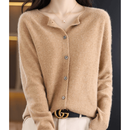 Soft V Neck Cashmere Sweater for Women