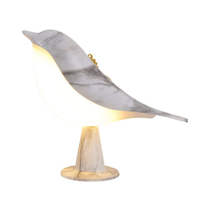Colorful Bird Table Lamp with Bright LED Lighting