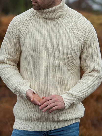 Warm Crew Neck Winter Sweater for Men