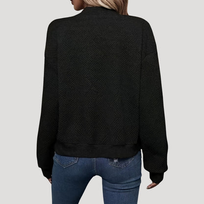 Slim Fit Women's Zip Up Bomber Jacket