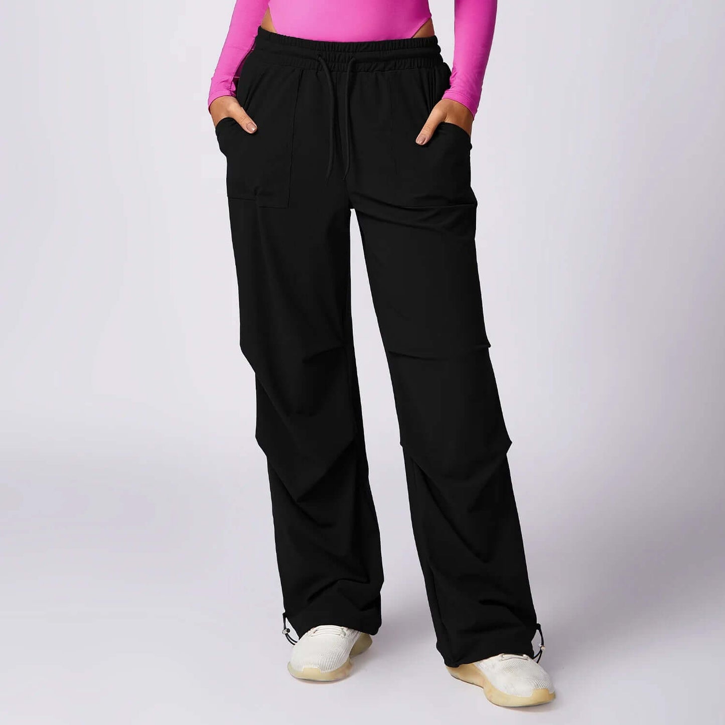 Comfortable Women's Loose Fit Elastic Waist Trousers