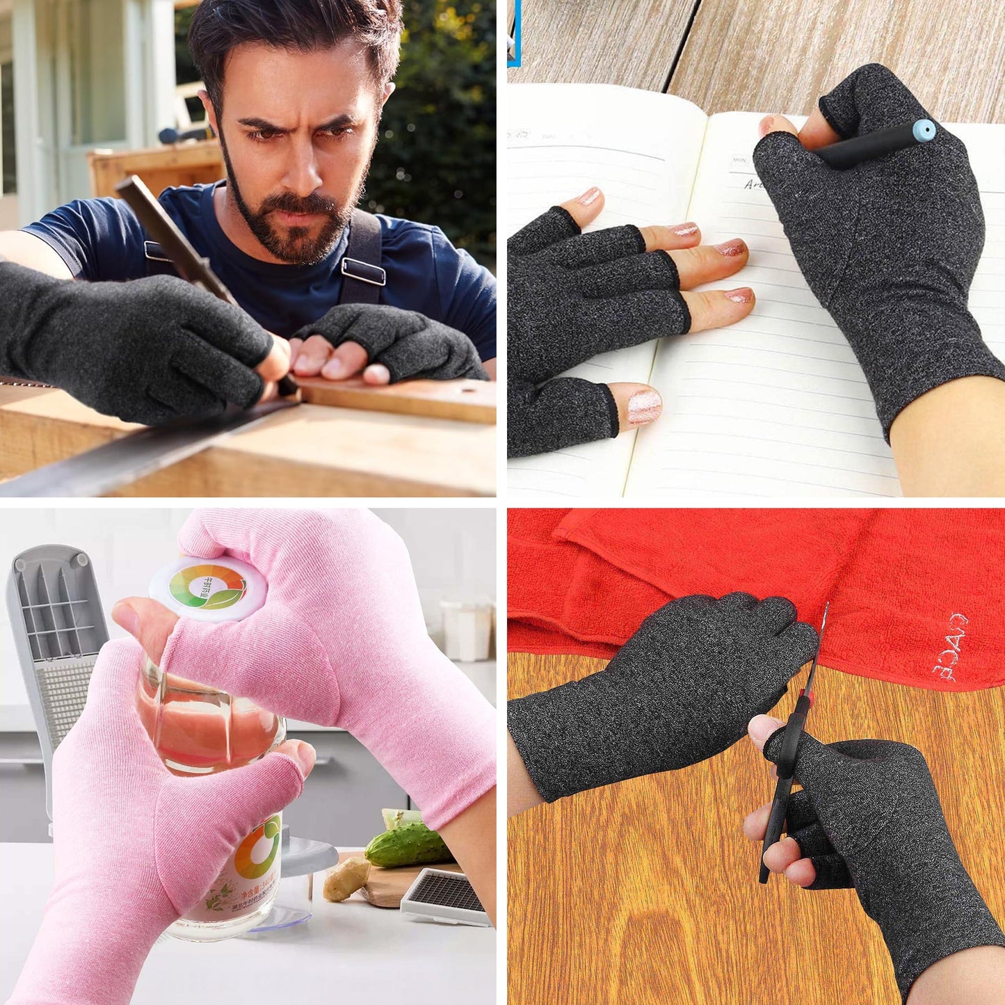 Comfortable Hand Support Gloves for Pain Relief
