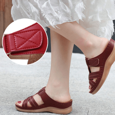 Comfortable Flat Wedge Sandals for Ladies