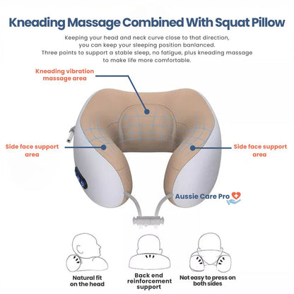 Relaxing Heat Massage Pillow for Neck and Shoulder Pain