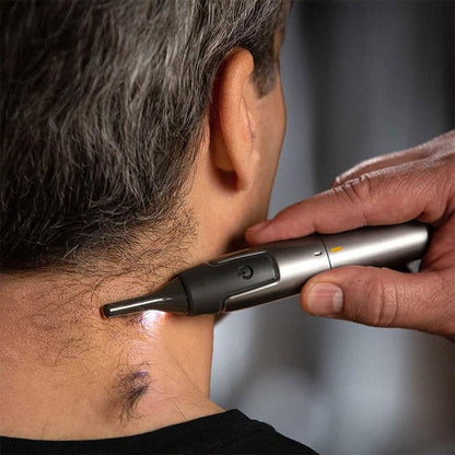 Compact Gentle Beard Trimmer for Nose and Eyebrows