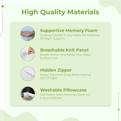 Contour Memory Foam Travel Pillow
