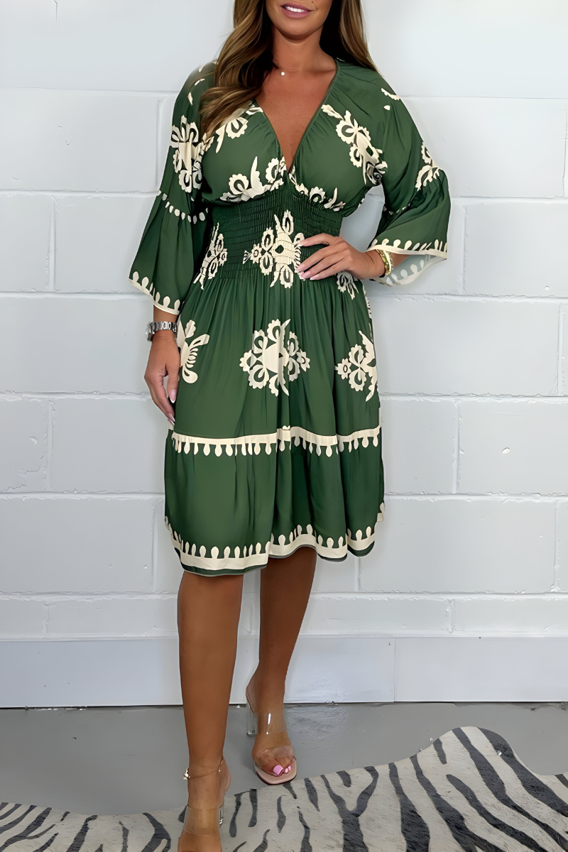 Slimming Mid Length Women's Dress