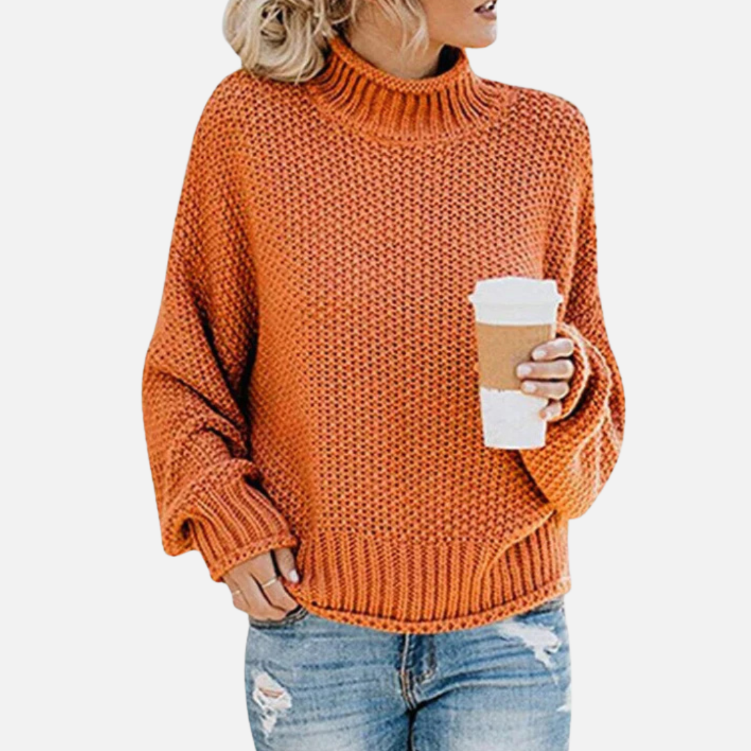 Maya | Mock-Neck Oversized Sweater
