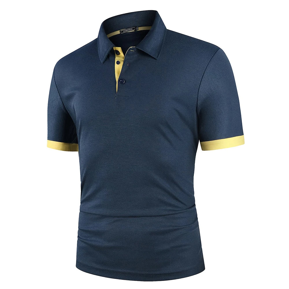 Breathable Casual Men's Short Sleeve Polo Shirt