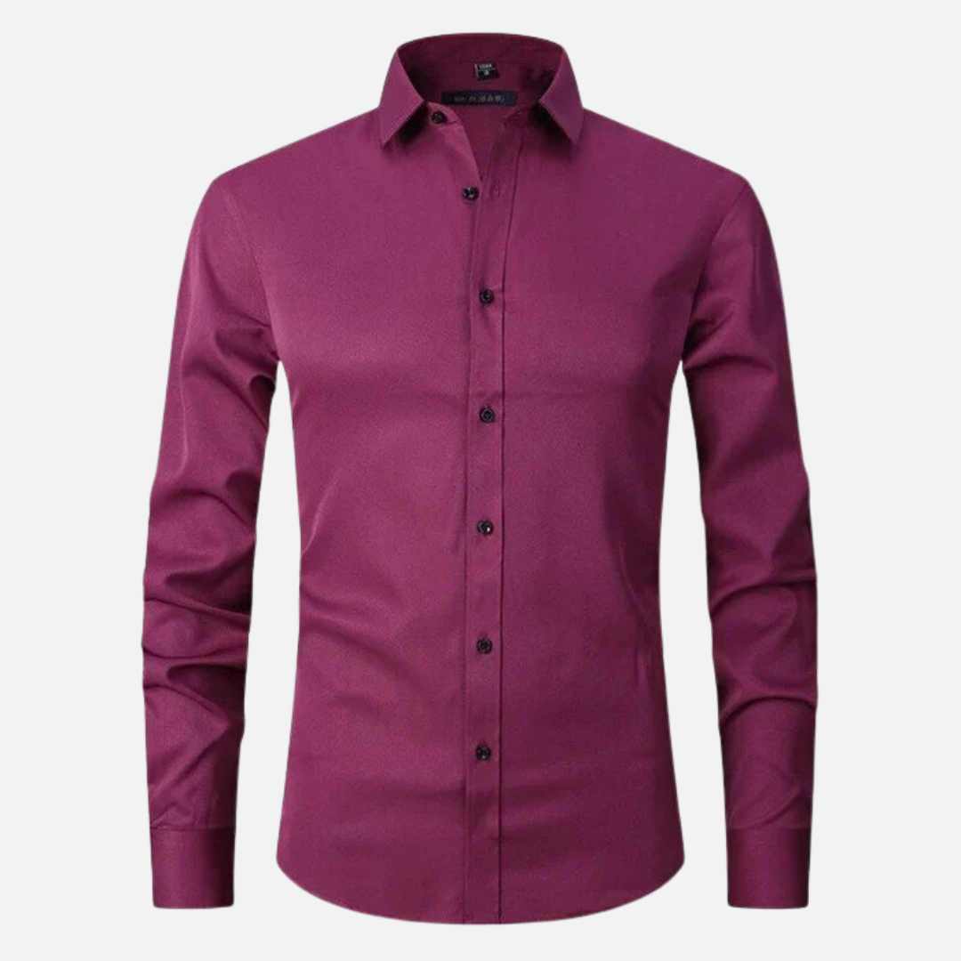 Men's Smart Slim-Fit Dress Shirt