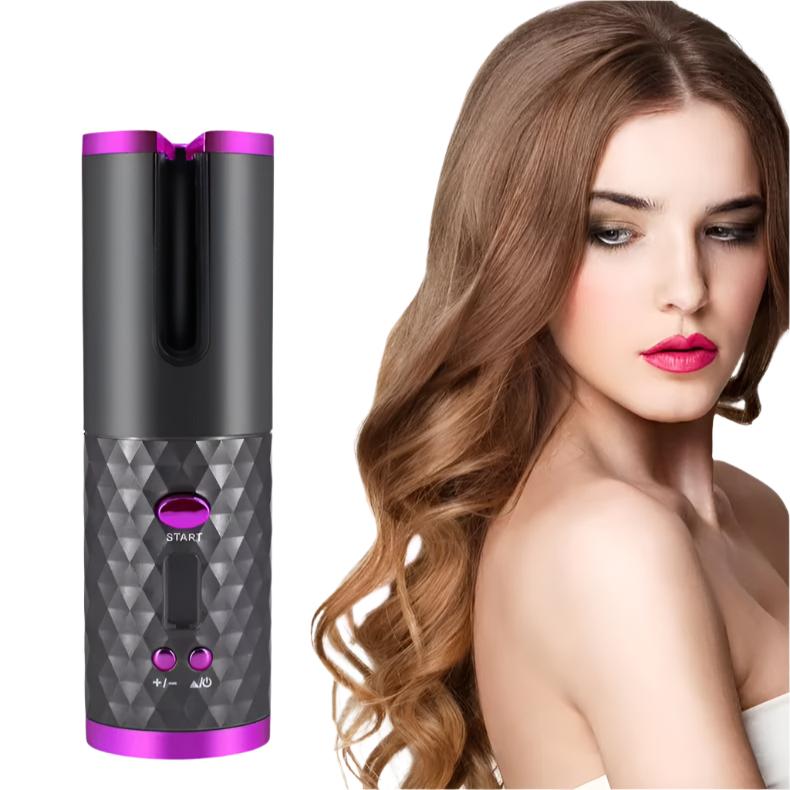 Easy Use Cordless Curling Wand