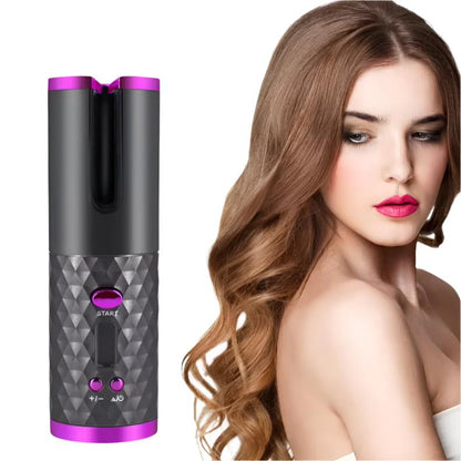 Easy Use Cordless Curling Wand