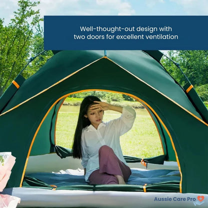 Easy Set Up Family Camping Tent – 2-4 Person