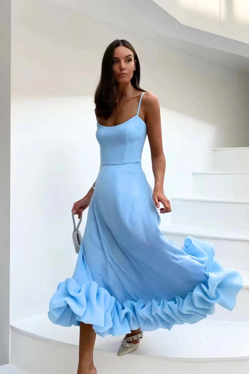 Elegant Floor Length Evening Dress
