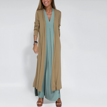 Stylish Women's Sundress with Free Shawl