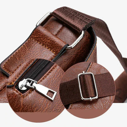 Simple Big Genuine Leather Tote Bag