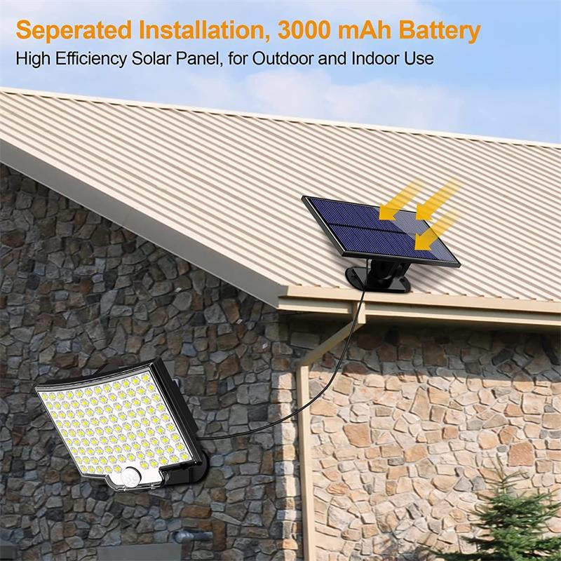 Bright Solar Powered Motion Light for Outdoor Walls