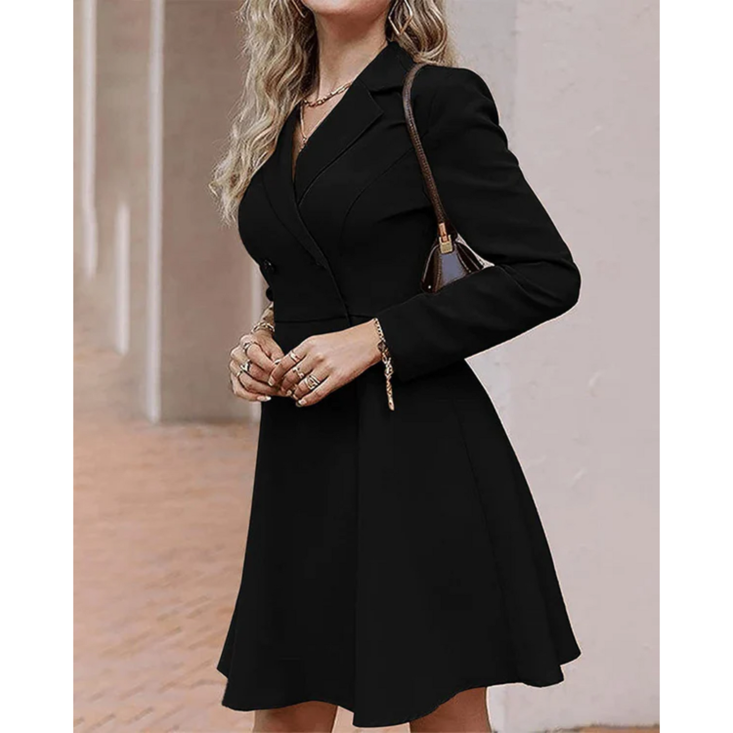 Flattering Fit Lady A-Line Long Dress