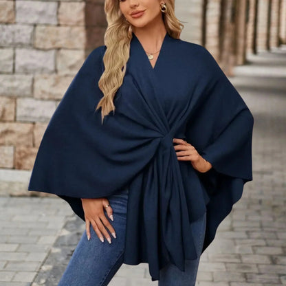 Stylish Women's Wrap Poncho