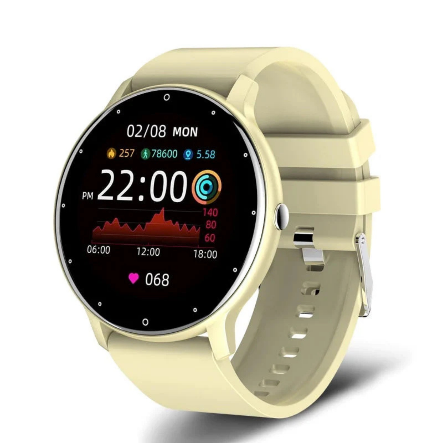 Advanced Fitness Tracker Watch with Blood Pressure Monitor