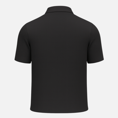 Men’s Waffle Short Sleeve Polo Shirt