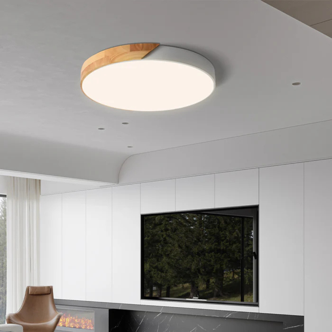 Stylish Wood LED Ceiling Lamp