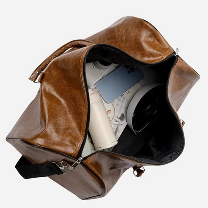 Stylish Leather Travel Bag