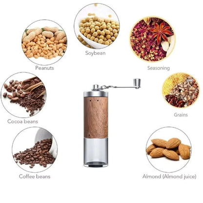 Traditional Wooden Manual Coffee Grinder