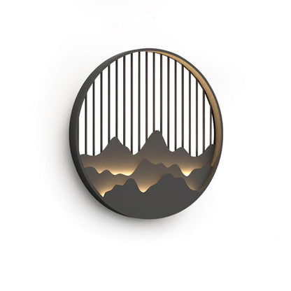 Rustic Outdoor LED Wall Lamp with Nature Design