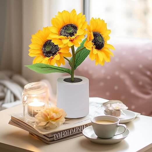 Bright Floral Desk Light