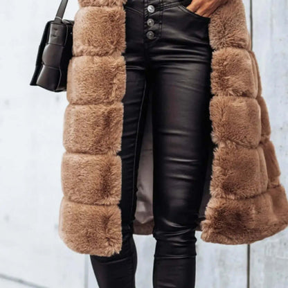 Luxurious Faux Fur Sleeveless Vest for Women