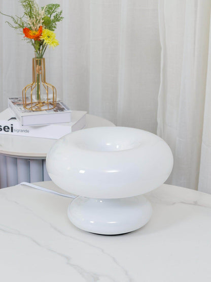 Stylish Metal Base Round Desk Lamp
