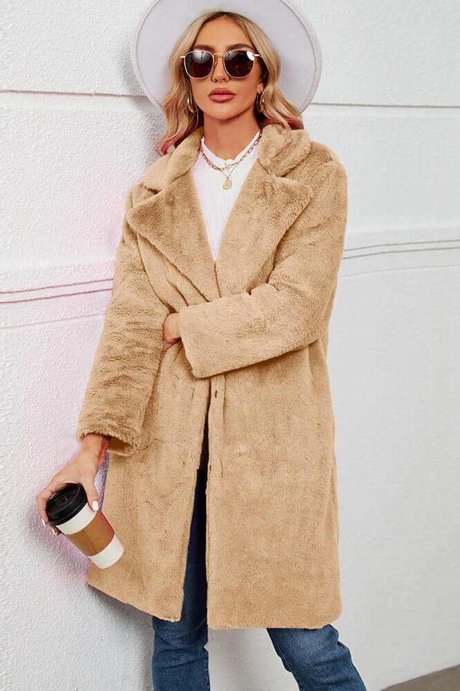 Soft Faux Fur Winter Parka Coat for Women - Luxivelle