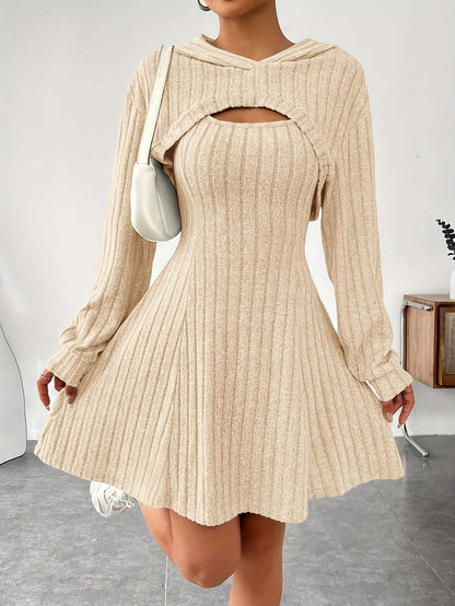 Sleeveless Textured Fit Dress
