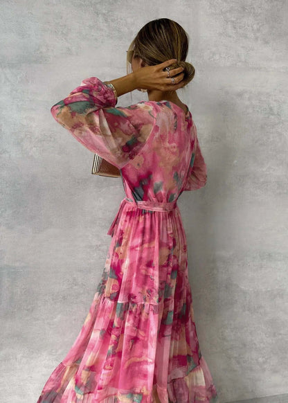Loose Fit Women's Elegant Maxi Dress
